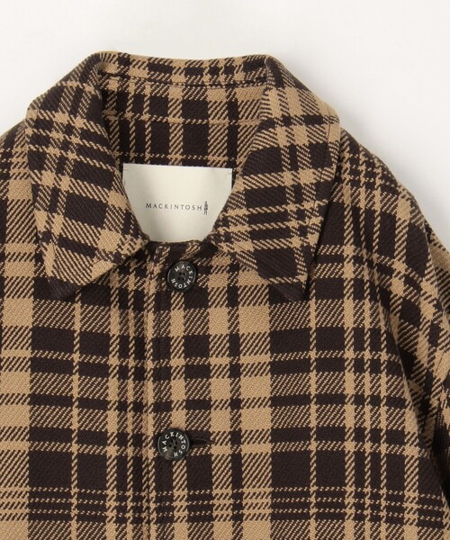 Mackintosh(マッキントッシュ)の「MACKINTOSH HUMBIE SL SHORT コットンチェック ショートブルゾン(ブルゾン・メンズ・ブラウン系その他・40/38/36)」の15枚目の写真