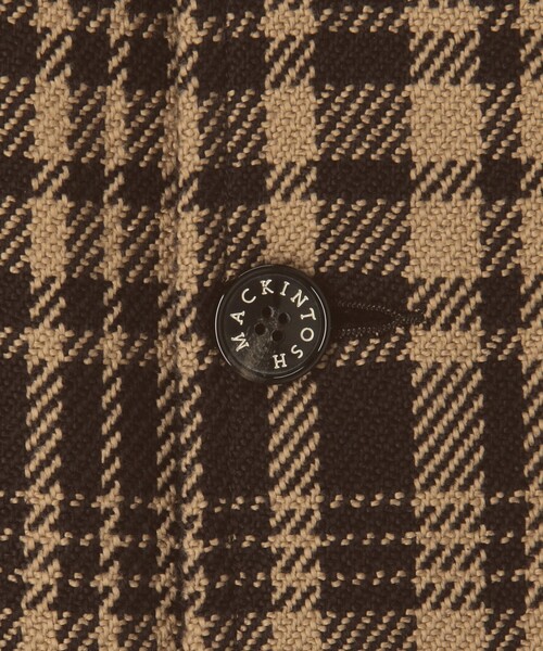 Mackintosh(マッキントッシュ)の「MACKINTOSH HUMBIE SL SHORT コットンチェック ショートブルゾン(ブルゾン・メンズ・ブラウン系その他・40/38/36)」の21枚目の写真