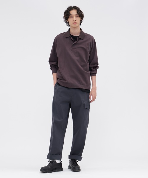 MHL.(エムエイチエル)の「UTILITY COTTON NYLON TWILL(その他パンツ・メンズ・カーキ/グレー・LARGE/MEDIUM/SMALL)」の1枚目の写真