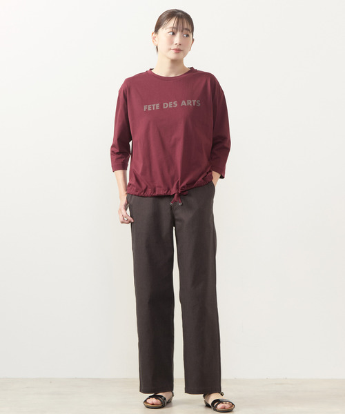 MELROSE claire(メルローズ クレール)の「【ツイルストレッチストレートパンツ】(その他パンツ・レディース・キャメル/ブラウン系その他/ライトグレー/ダークブラウン・2/3/4)」の17枚目の写真