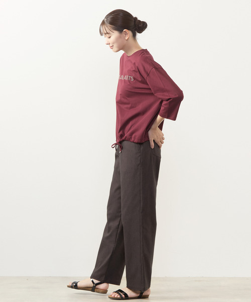 MELROSE claire(メルローズ クレール)の「【ツイルストレッチストレートパンツ】(その他パンツ・レディース・キャメル/ブラウン系その他/ライトグレー/ダークブラウン・2/3/4)」の19枚目の写真