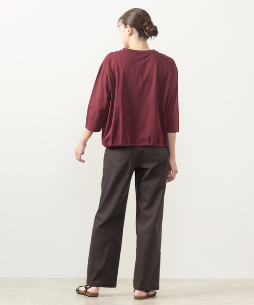 MELROSE claire(メルローズ クレール)の「【ツイルストレッチストレートパンツ】(その他パンツ・レディース・キャメル/ブラウン系その他/ライトグレー/ダークブラウン・2/3/4)」の21枚目の写真