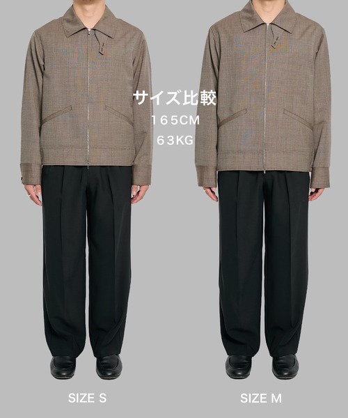 PUBLIC TOKYO(パブリックトウキョウ)の「【ZOZO限定26AW先行予約】High Daily Sports Jacket(ブルゾン・メンズ・ストライプ/ブラック/グレイッシュベージュ・S/M/L)」の21枚目の写真