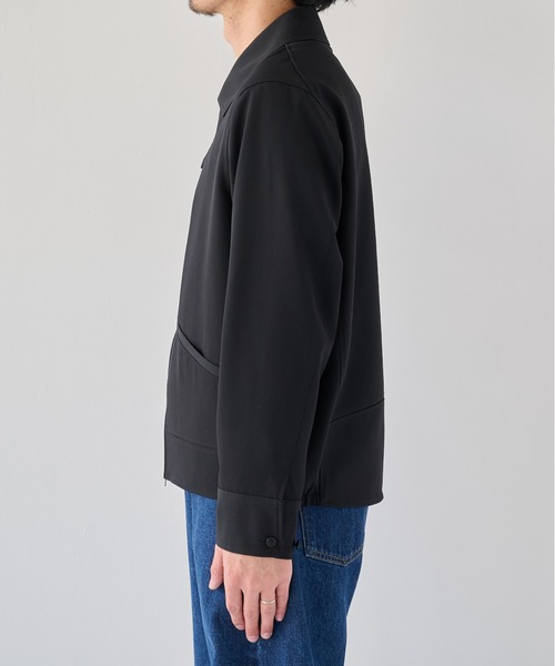 PUBLIC TOKYO(パブリックトウキョウ)の「【ZOZO限定26AW先行予約】High Daily Sports Jacket(ブルゾン・メンズ・ストライプ/ブラック/グレイッシュベージュ・S/M/L)」の18枚目の写真