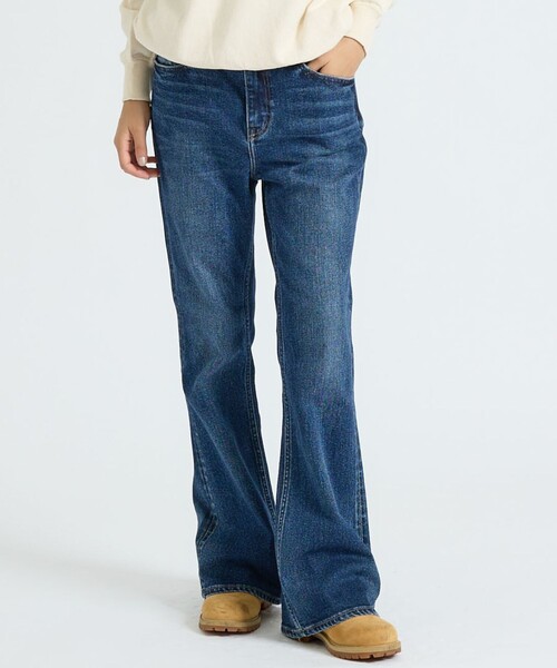 Healthy denim(ヘルシーデニム)の「【Healthy denim / ヘルシーデニム】Cheddar/デニムパンツ/セミフレアデニム【WEB限定】(デニムパンツ・レディース・インディゴブルー/ダークネイビー・23/25/24)」の1枚目の写真
