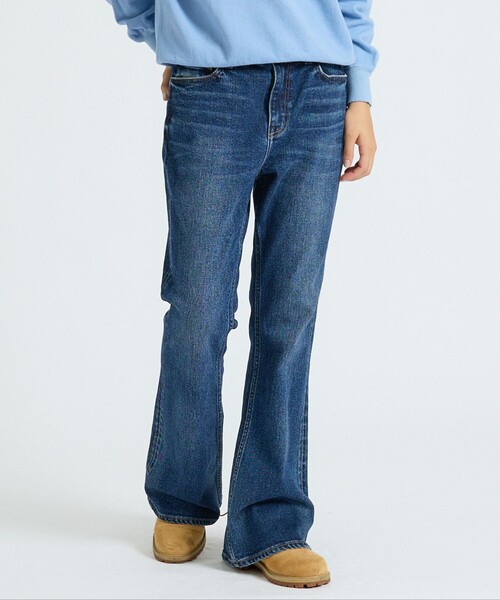 Healthy denim(ヘルシーデニム)の「【Healthy denim / ヘルシーデニム】Cheddar/デニムパンツ/セミフレアデニム【WEB限定】(デニムパンツ・レディース・インディゴブルー/ダークネイビー・23/25/24)」の7枚目の写真