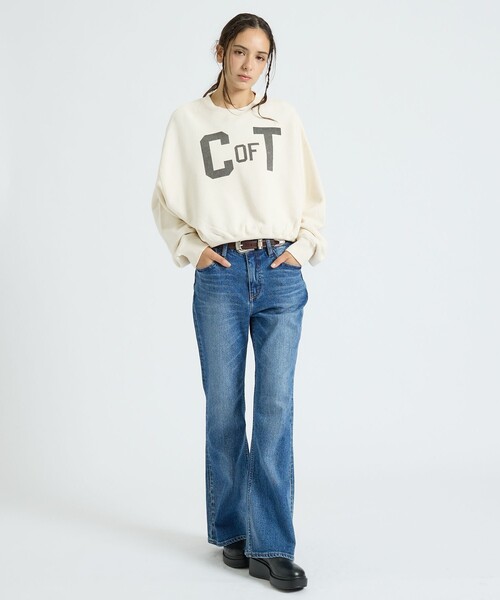 Healthy denim(ヘルシーデニム)の「【Healthy denim / ヘルシーデニム】Cheddar/デニムパンツ/セミフレアデニム【WEB限定】(デニムパンツ・レディース・インディゴブルー/ダークネイビー・23/25/24)」の9枚目の写真