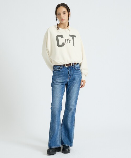 Healthy denim(ヘルシーデニム)の「【Healthy denim / ヘルシーデニム】Cheddar/デニムパンツ/セミフレアデニム【WEB限定】(デニムパンツ・レディース・インディゴブルー/ダークネイビー・23/25/24)」の10枚目の写真