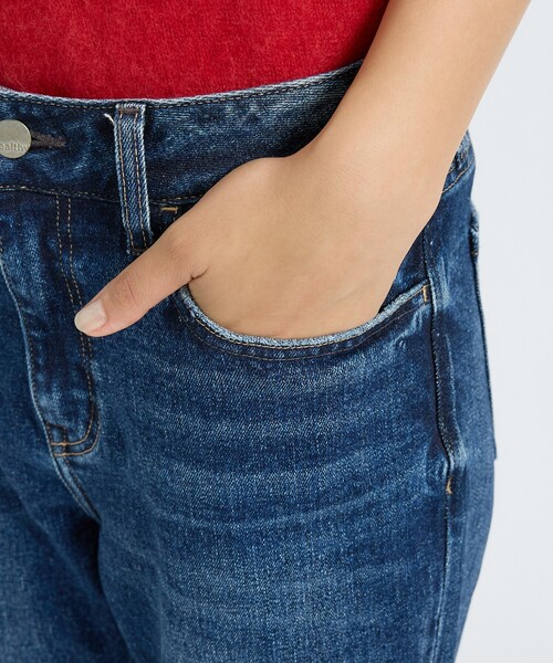 Healthy denim(ヘルシーデニム)の「【Healthy denim / ヘルシーデニム】Cheddar/デニムパンツ/セミフレアデニム【WEB限定】(デニムパンツ・レディース・インディゴブルー/ダークネイビー・23/25/24)」の20枚目の写真