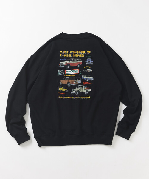 FREAK'S STORE(フリークスストア)の「ランクル ワッペンデザイン クルーネックスウェット/ランドクルーザー(スウェット・メンズ・ワインレッド/グリーン/ブラック/ライトグレー・LARGE/MEDIUM)」の22枚目の写真