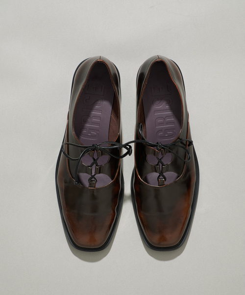 FLAT(フラット)の「《 / WEB+一部店舗限定》GRISEレースアップマニッシュ(その他シューズ・レディース・ブラック/ブラウン・22cm/25cm/22.5cm/23cm/23.5cm/24cm/24.5cm)」の19枚目の写真