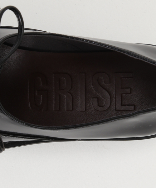 FLAT(フラット)の「《 / WEB+一部店舗限定》GRISEレースアップマニッシュ(その他シューズ・レディース・ブラック/ブラウン・22cm/25cm/22.5cm/23cm/23.5cm/24cm/24.5cm)」の3枚目の写真