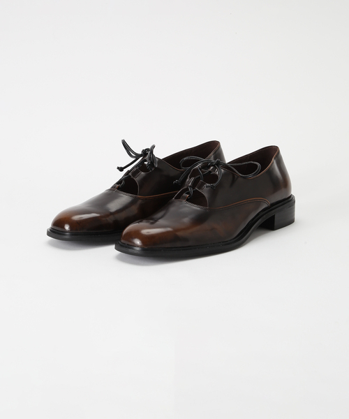 FLAT(フラット)の「《 / WEB+一部店舗限定》GRISEレースアップマニッシュ(その他シューズ・レディース・ブラック/ブラウン・22cm/25cm/22.5cm/23cm/23.5cm/24cm/24.5cm)」の7枚目の写真