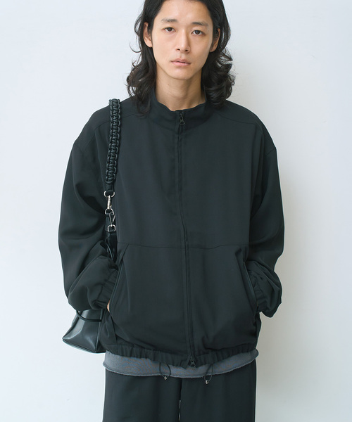 B.C STOCK(ベーセーストック)の「TRIXION(R) トラックJKT(ブルゾン・メンズ・チャコールグレー/ネイビー/ブラック・MEDIUM/LARGE)」の8枚目の写真