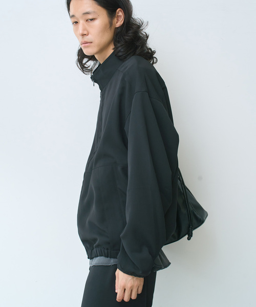 B.C STOCK(ベーセーストック)の「TRIXION(R) トラックJKT(ブルゾン・メンズ・チャコールグレー/ネイビー/ブラック・MEDIUM/LARGE)」の9枚目の写真