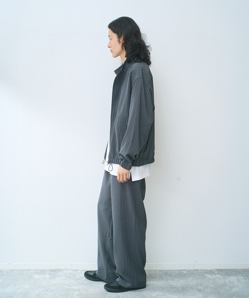 B.C STOCK(ベーセーストック)の「TRIXION(R) トラックJKT(ブルゾン・メンズ・チャコールグレー/ネイビー/ブラック・MEDIUM/LARGE)」の17枚目の写真