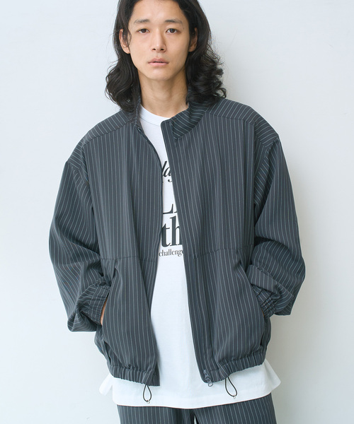B.C STOCK(ベーセーストック)の「TRIXION(R) トラックJKT(ブルゾン・メンズ・チャコールグレー/ネイビー/ブラック・MEDIUM/LARGE)」の19枚目の写真