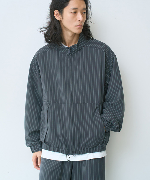 B.C STOCK(ベーセーストック)の「TRIXION(R) トラックJKT(ブルゾン・メンズ・チャコールグレー/ネイビー/ブラック・MEDIUM/LARGE)」の20枚目の写真