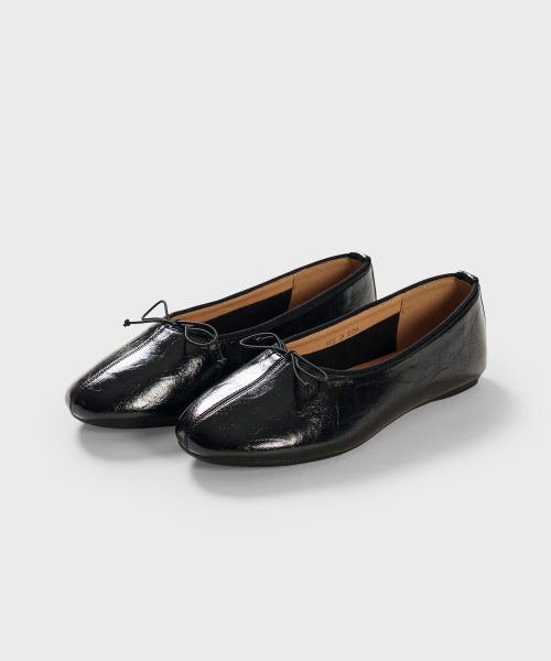 STOE（スト）の「Maren Ribborn Flat_5colors マレン リボン フラット（バレエシューズ・レディース・ブラック/レッド/レオパード/キャメル/オリーブ・23cm/23.5cm/24cm/24.5cm/25cm）」の9枚目の写真