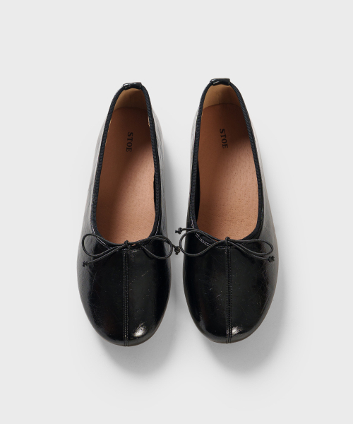 STOE（スト）の「Maren Ribborn Flat_5colors マレン リボン フラット（バレエシューズ・レディース・ブラック/レッド/レオパード/キャメル/オリーブ・23cm/23.5cm/24cm/24.5cm/25cm）」の10枚目の写真