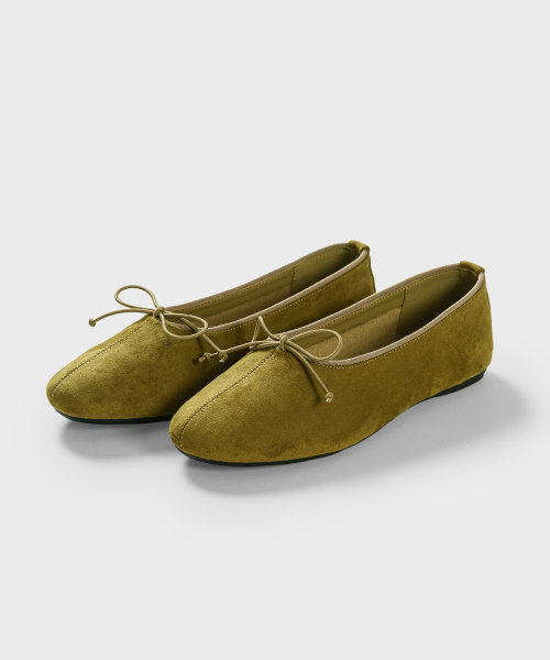 STOE（スト）の「Maren Ribborn Flat_5colors マレン リボン フラット（バレエシューズ・レディース・ブラック/レッド/レオパード/キャメル/オリーブ・23cm/23.5cm/24cm/24.5cm/25cm）」の15枚目の写真