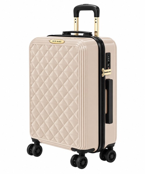 スーツケース セシルマクビーCECIL McBEE ベージュ L CECIL McBEE セシルマクビー キャリーケース35L（スーツケース