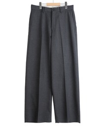 markaware（マーカウェア）の「MARKAWARE / マーカウェア：FLAT FRONT WIDE TROUSERS ORGANIC WOOL SURVIVAL CLOTH：A26C07PT03C[MUS]（スラックス）」