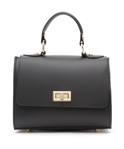 SHIPS for women(シップスフォーウィメン)の「Milos:フラップミニ2WAY(ショルダーバッグ・レディース・ブラック/ベージュ系その他・ONE SIZE)」の1枚目の写真