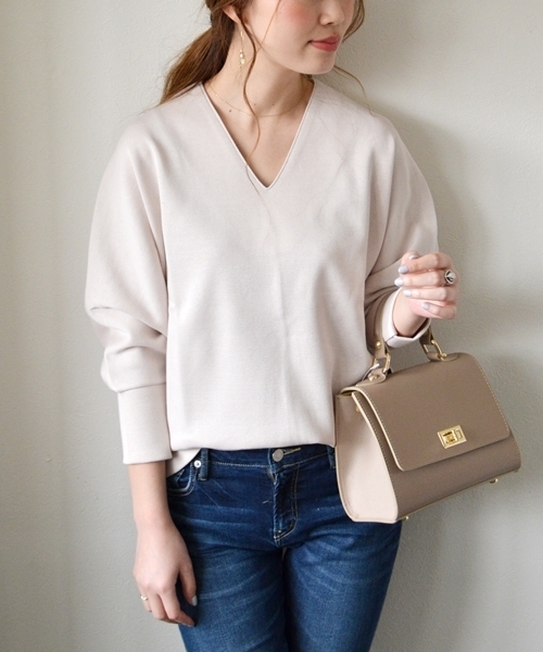 SHIPS for women(シップスフォーウィメン)の「Milos:フラップミニ2WAY(ショルダーバッグ・レディース・ブラック/ベージュ系その他・ONE SIZE)」の8枚目の写真