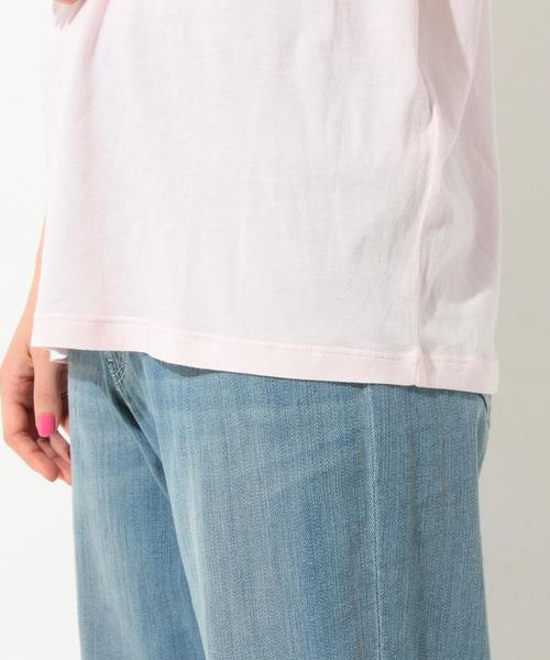 Another Edition（アナザーエディション）の「刺しゅうロゴボートネックTシャツ/AEBFC EMB ロゴB/N T◆（Tシャツ/カットソー・レディース・ホワイト/ブラック/ライトピンク・FREE）」の10枚目の写真