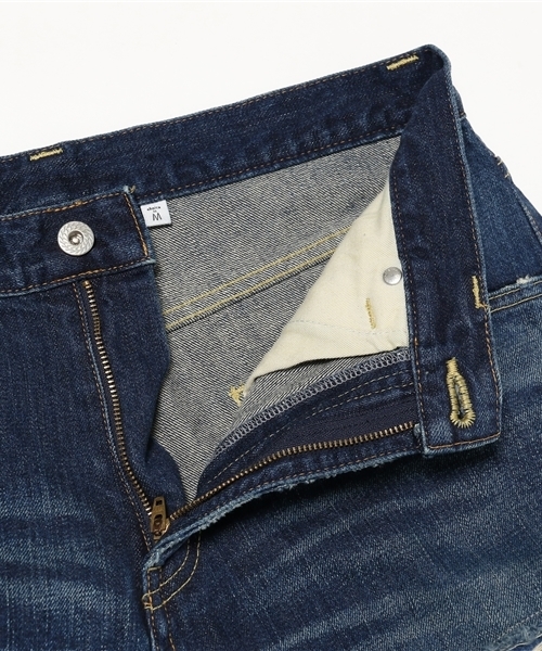 rehacer（レアセル）の「Cleft Patch Denim（デニムパンツ・メンズ・インディゴブルー・SMALL/LARGE/MEDIUM）」の4枚目の写真