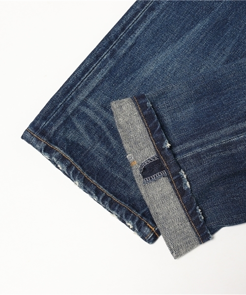 rehacer（レアセル）の「Cleft Patch Denim（デニムパンツ・メンズ・インディゴブルー・SMALL/LARGE/MEDIUM）」の6枚目の写真