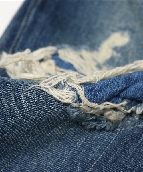 rehacer（レアセル）の「Cleft Patch Denim（デニムパンツ・メンズ・インディゴブルー・SMALL/LARGE/MEDIUM）」の7枚目の写真