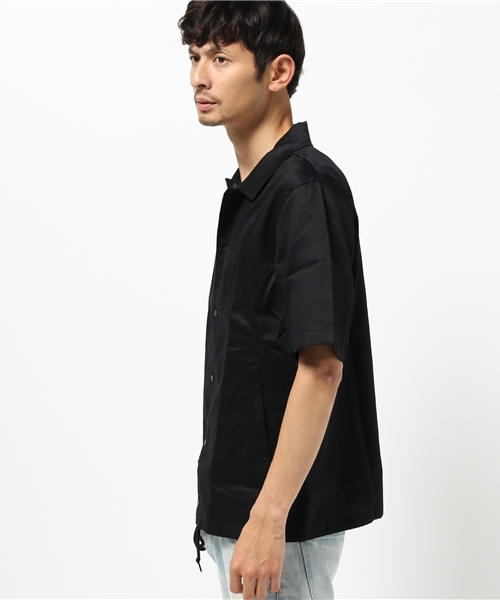 URBAN RESEARCH（アーバンリサーチ）の「URiD コーチシャツジャケット（ブルゾン・メンズ・ブラック/ネイビー・LARGE/MEDIUM）」の5枚目の写真