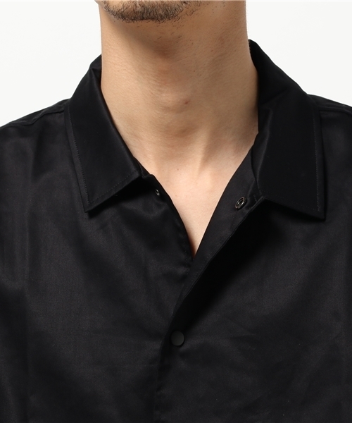 URBAN RESEARCH（アーバンリサーチ）の「URiD コーチシャツジャケット（ブルゾン・メンズ・ブラック/ネイビー・LARGE/MEDIUM）」の7枚目の写真