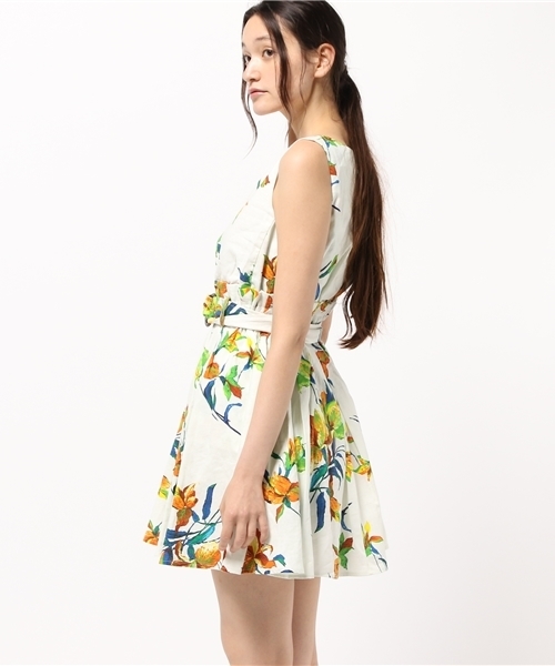 LILIDIA(リリディア)の「バックスリットフレアOP(ワンピース・レディース・ホワイト系その他/ブラック系その他/ブルー・0/1)」の9枚目の写真