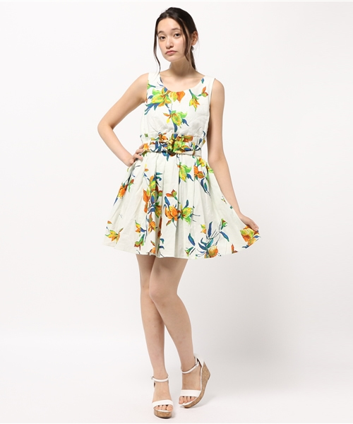 LILIDIA(リリディア)の「バックスリットフレアOP(ワンピース・レディース・ホワイト系その他/ブラック系その他/ブルー・0/1)」の11枚目の写真