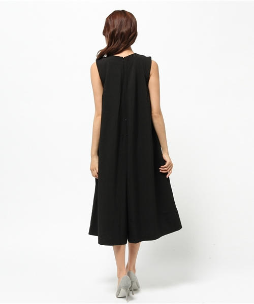 MOUSSY（マウジー）の「V NECK WIDE ALL IN ONE F（つなぎ/オールインワン・レディース・ブラック/トップグレー・1/2）」の10枚目の写真