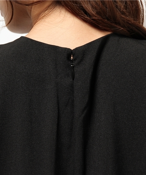 MOUSSY（マウジー）の「V NECK WIDE ALL IN ONE F（つなぎ/オールインワン・レディース・ブラック/トップグレー・1/2）」の12枚目の写真