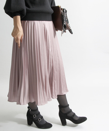WEGO | ＷＥＧＯ/サテンプリーツスカート(スカート)