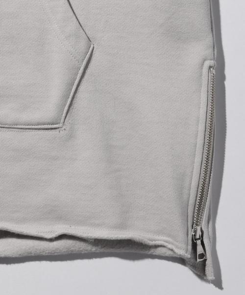 MONKEY TIME（モンキータイム）の「＜monkey time＞ ∴ ウラケ サイドジップ フーディー◆（パーカー・メンズ・グレー/ライトグレー・X-LARGE/MEDIUM/LARGE/SMALL）」の6枚目の写真