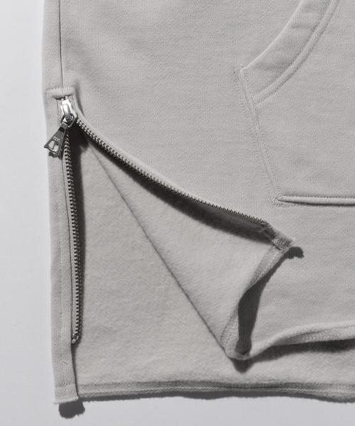 MONKEY TIME（モンキータイム）の「＜monkey time＞ ∴ ウラケ サイドジップ フーディー◆（パーカー・メンズ・グレー/ライトグレー・X-LARGE/MEDIUM/LARGE/SMALL）」の7枚目の写真