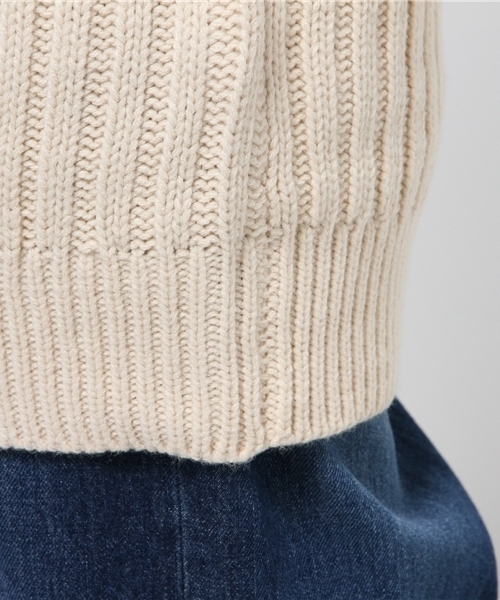 jouetie（ジュエティ）の「ポンポンルーズニット（ニット/セーター・レディース・グレー/アイボリー/ベビーピンク/ネイビー・MEDIUM）」の6枚目の写真