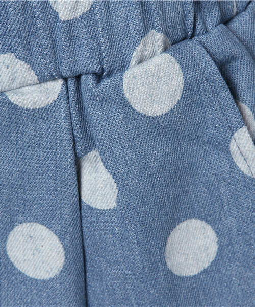 MERLOT（メルロー）の「デニムドット柄パンツ2223（デニムパンツ・レディース・ライトブルー/ネイビー・FREE）」の10枚目の写真