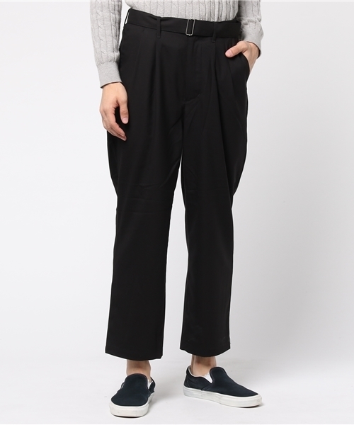 WEGO（ウィゴー）の「WEGO/ストレッチベルトワイドスラックス（スラックス・メンズ・ネイビー/ブラック・MEDIUM/LARGE）」の15枚目の写真