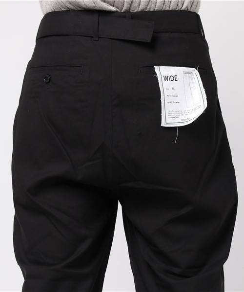 WEGO（ウィゴー）の「WEGO/ストレッチベルトワイドスラックス（スラックス・メンズ・ネイビー/ブラック・MEDIUM/LARGE）」の10枚目の写真