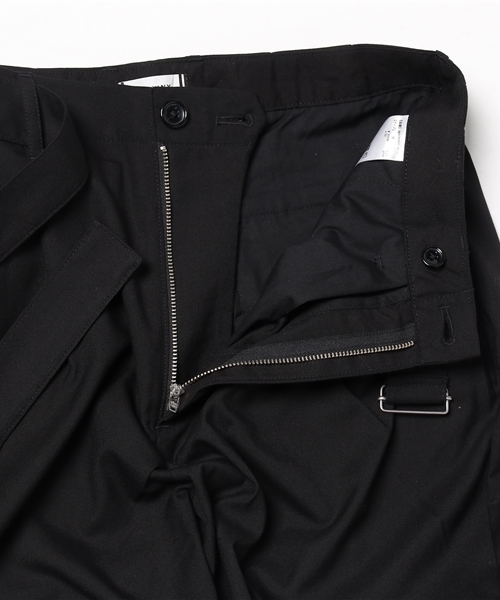 WEGO（ウィゴー）の「WEGO/ストレッチベルトワイドスラックス（スラックス・メンズ・ネイビー/ブラック・MEDIUM/LARGE）」の13枚目の写真