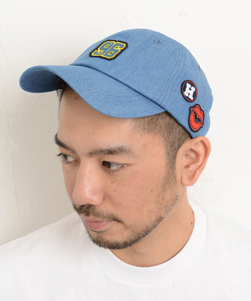 CIAOPANIC TYPY（チャオパニックティピー）の「ワッペンローキャップ（キャップ・メンズ・ベージュ/ネイビー/ブラック/ブルー・FREE）」の4枚目の写真