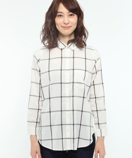 LAKOLE（ラコレ）の「【撥水】ベーシックシャツ / LAKOLE（シャツ/ブラウス・レディース・その他6/ホワイト/オリーブ/アイボリー・MEDIUM/SMALL/LARGE）」の19枚目の写真