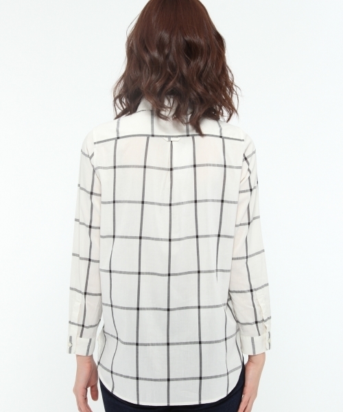 LAKOLE（ラコレ）の「【撥水】ベーシックシャツ / LAKOLE（シャツ/ブラウス・レディース・その他6/ホワイト/オリーブ/アイボリー・MEDIUM/SMALL/LARGE）」の21枚目の写真